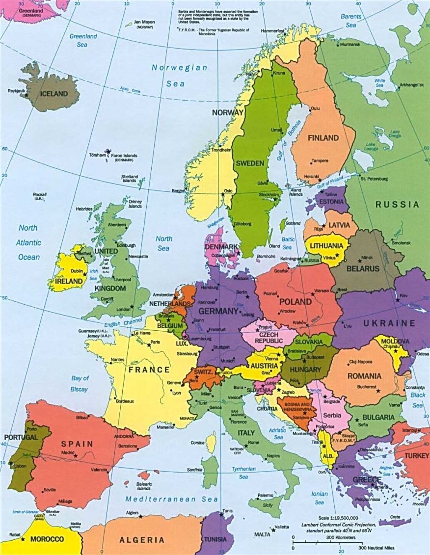 Mapa de Europa